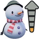 雪だるまのぬいぐるみ